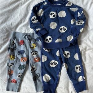 Hanna Andersson Panda Pajama Set